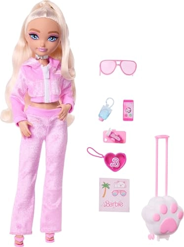 Barbie Dream Besties Malibu Doll - Travel 7 Pieces Ages 4+