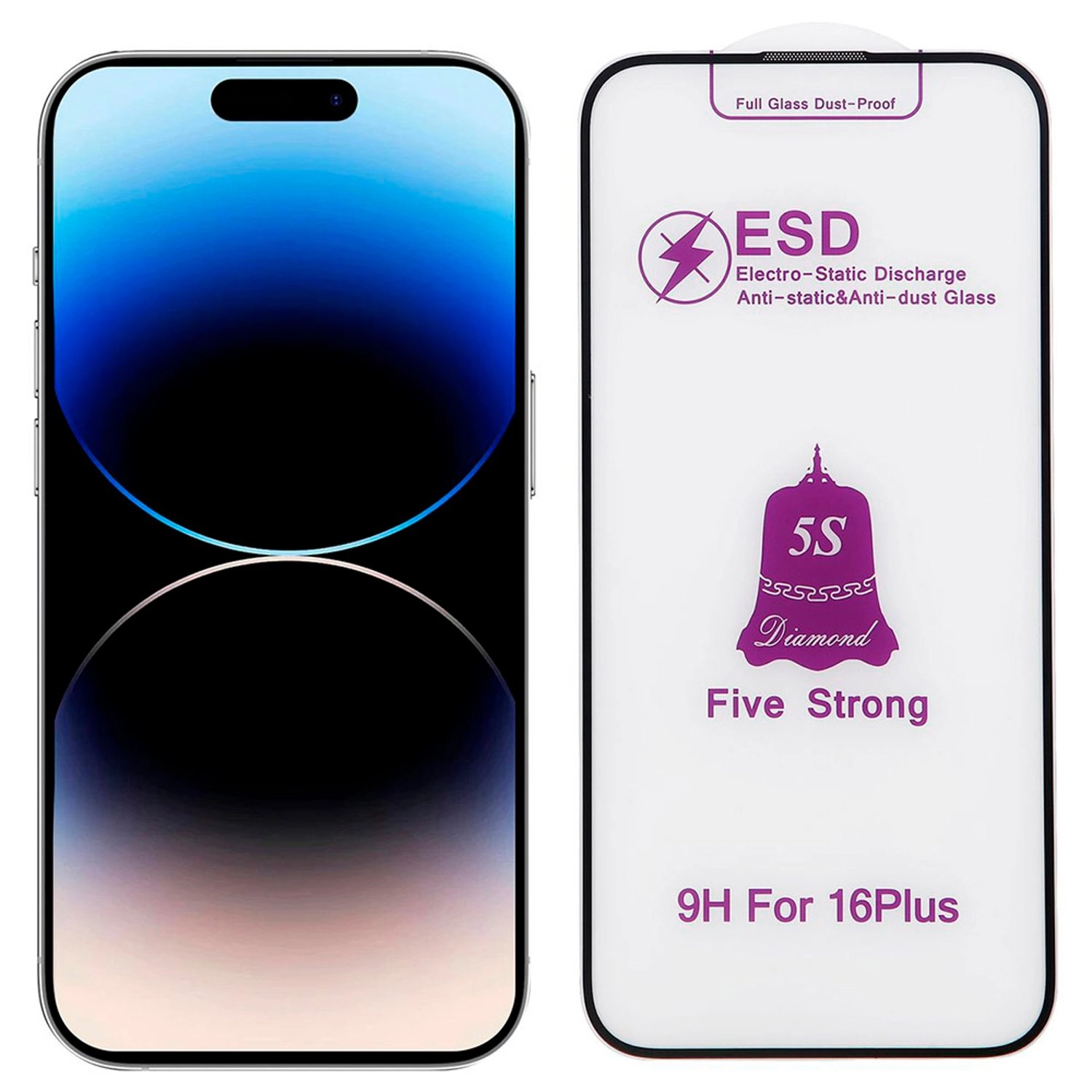 Clear Screen Protector for iPhone 16 Plus