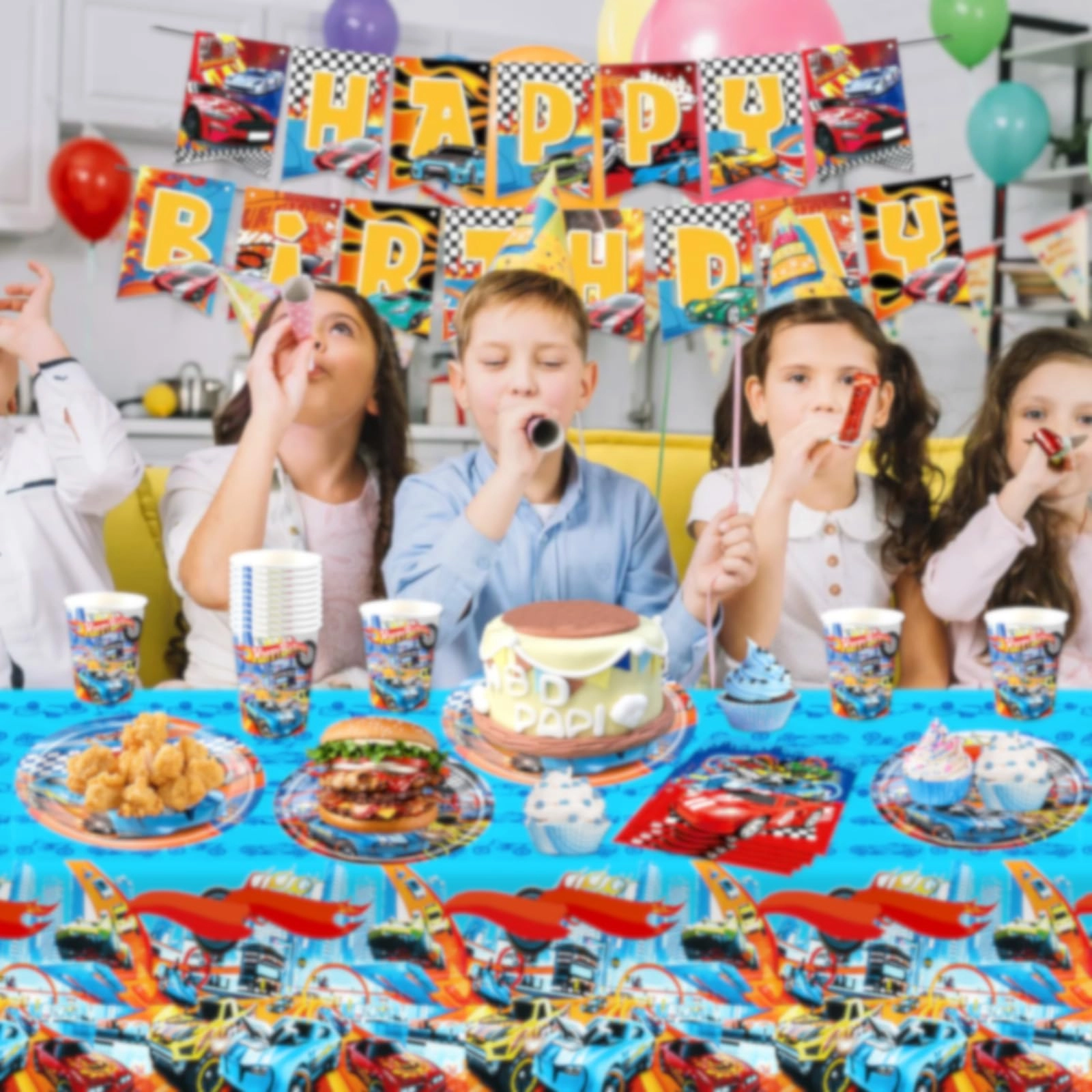 Party Tableware Set - 52PC Birthday