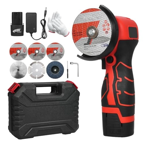 Cordless Angle Grinder - 7000RPM 16.8V 2000mAh