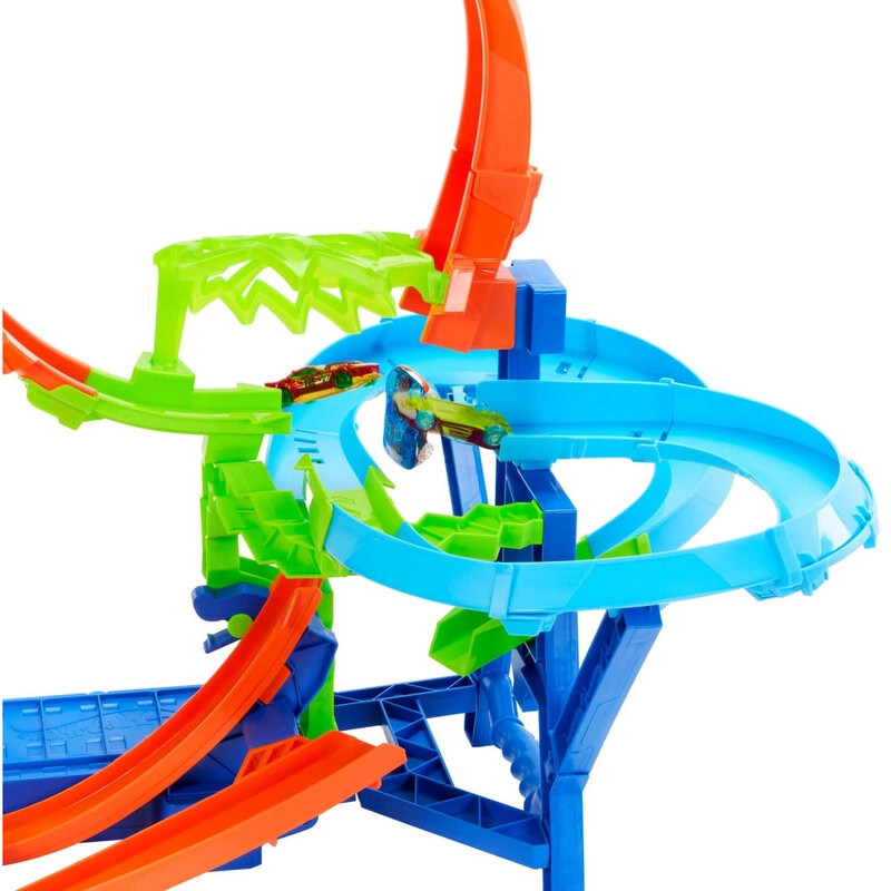 Stunt Tracks Mid-Air Crash Playset - 1:64