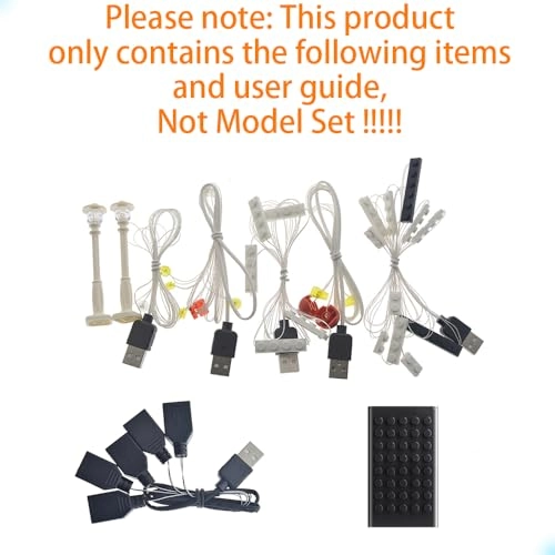 Assembly Square Light Set for LEGO Creator Expert 10255