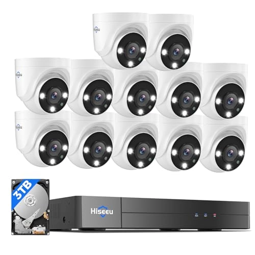 Wired Security Camera System - 16PCS 16CH 5MP