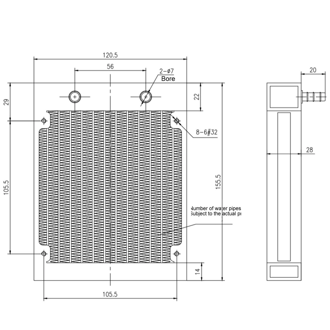 Water Cooling Radiator