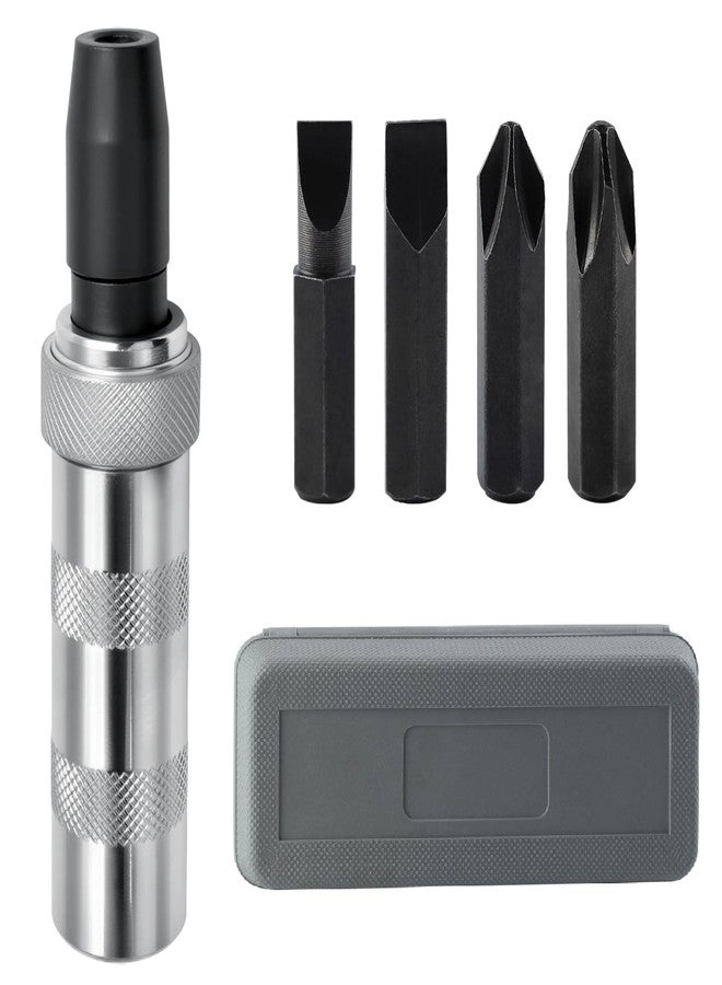 LEONTOOL 3/8 Inch Drive Impact Driver Slotted and Phillips Screwdriver Set - Reversible