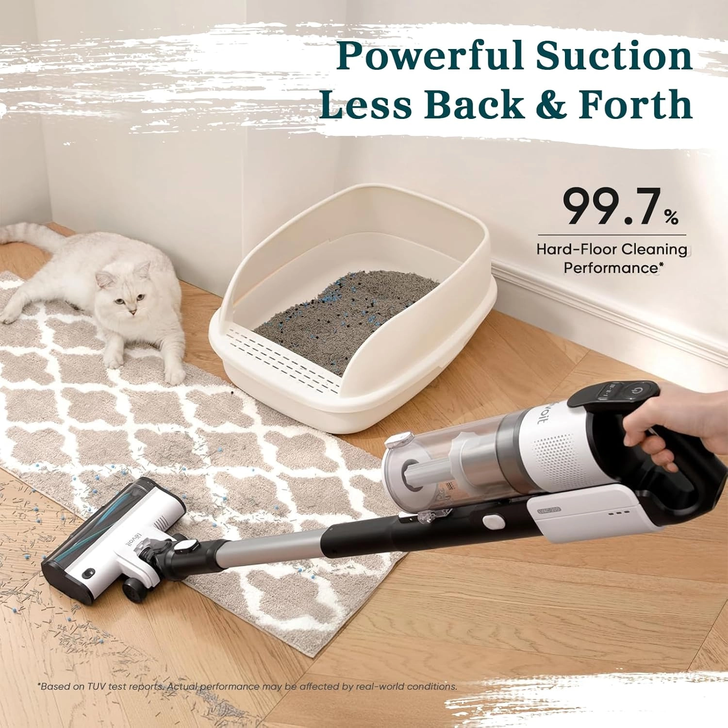 LSV-V201-WUK - Cordless Stick Vacuum Cleaner 50 minutes