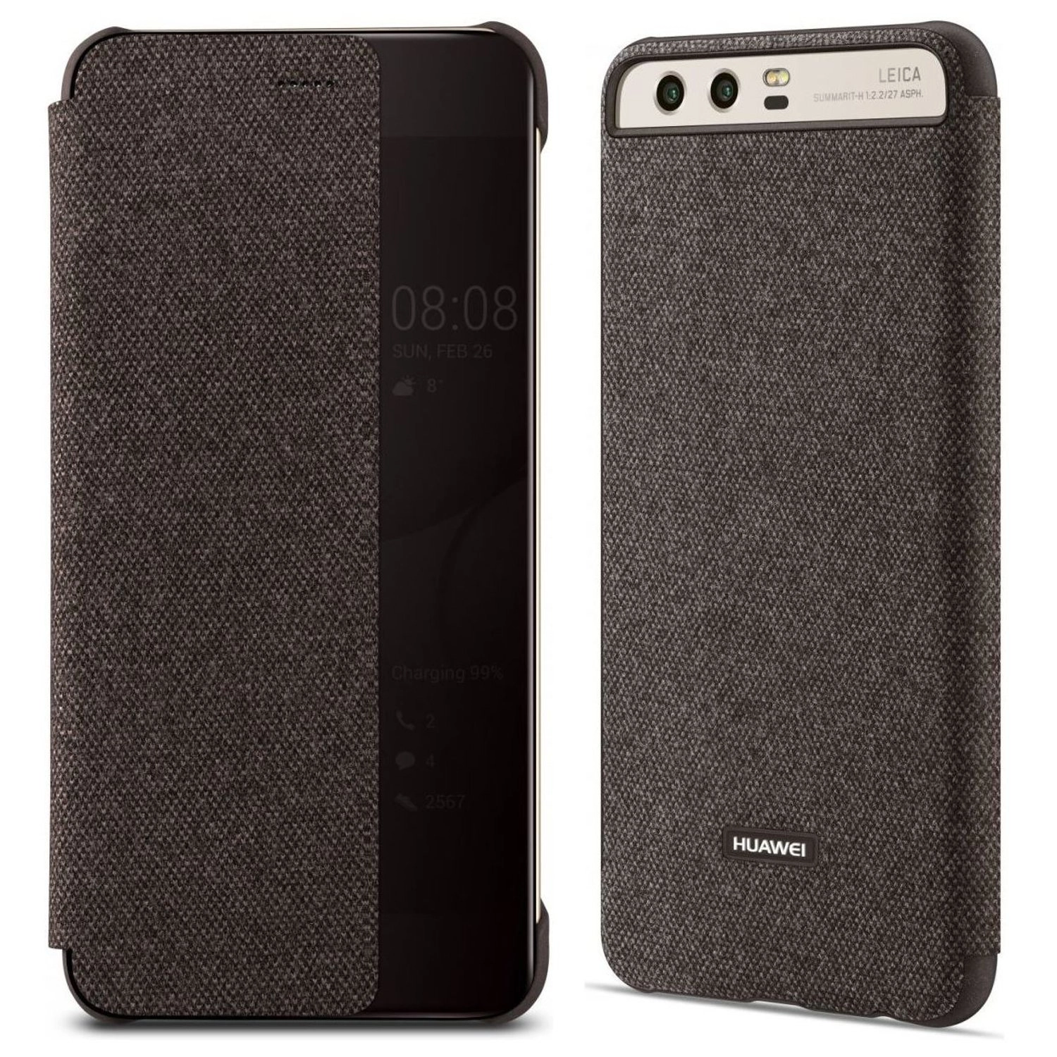 Smart View Cover Flip Case for P10 Plus