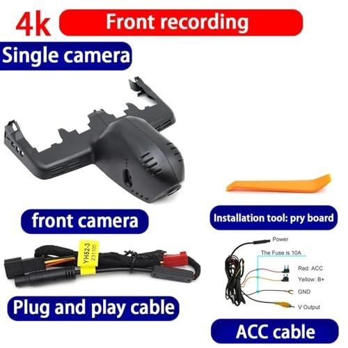 Dash Cam - 3840Px2160P for BMW X5 G05 G18 X7 G07 2018-2024 BMW 3 Series G20 G21 M3 2019-2024