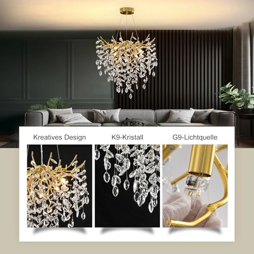 Crystal Chandelier - 60 CM G9