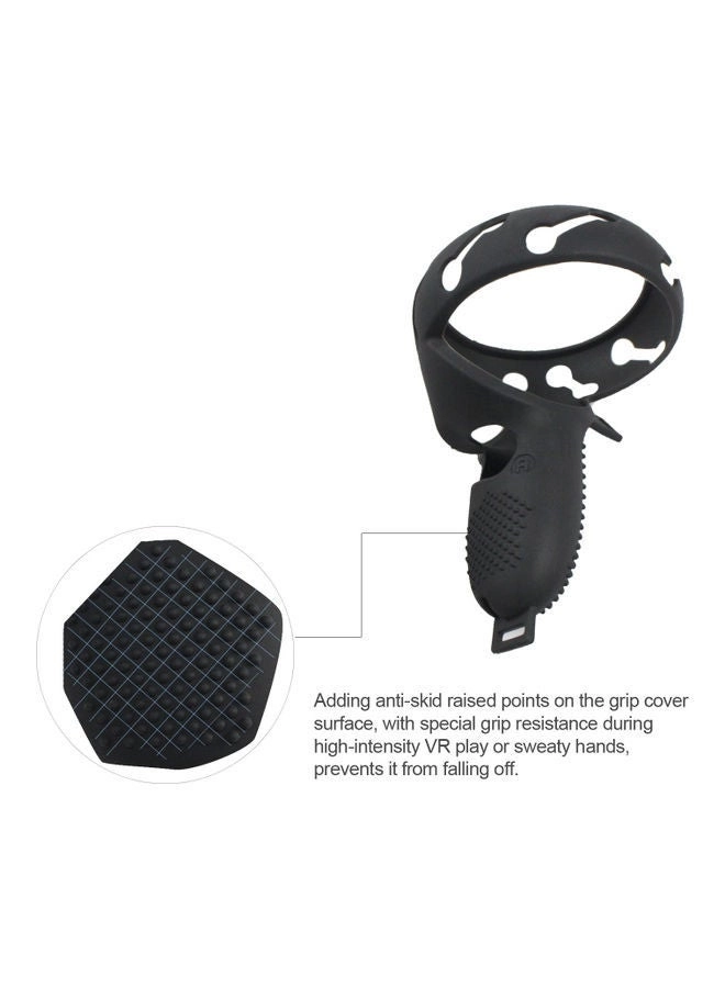 Touch Controller Silicone Grip Ring Cover - 6-Piece Black