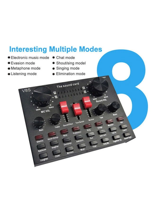 BM-800 + Live Sound Card Wired Microphone