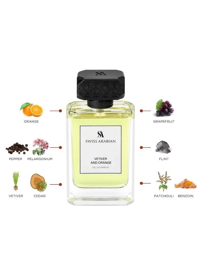 Vetiver And Orange Eau de Parfum 100ml
