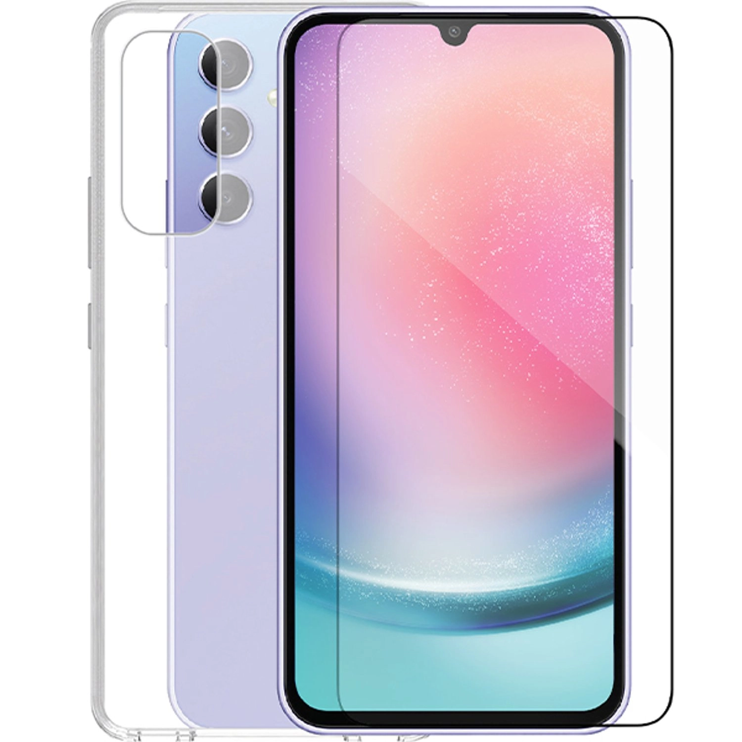 Smartix Clear Shatterproof Screen Protector for Samsung A24