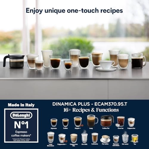 (Renewed) Dinamica Plus - 12 Functions Multiple Drinks Ecam37095T