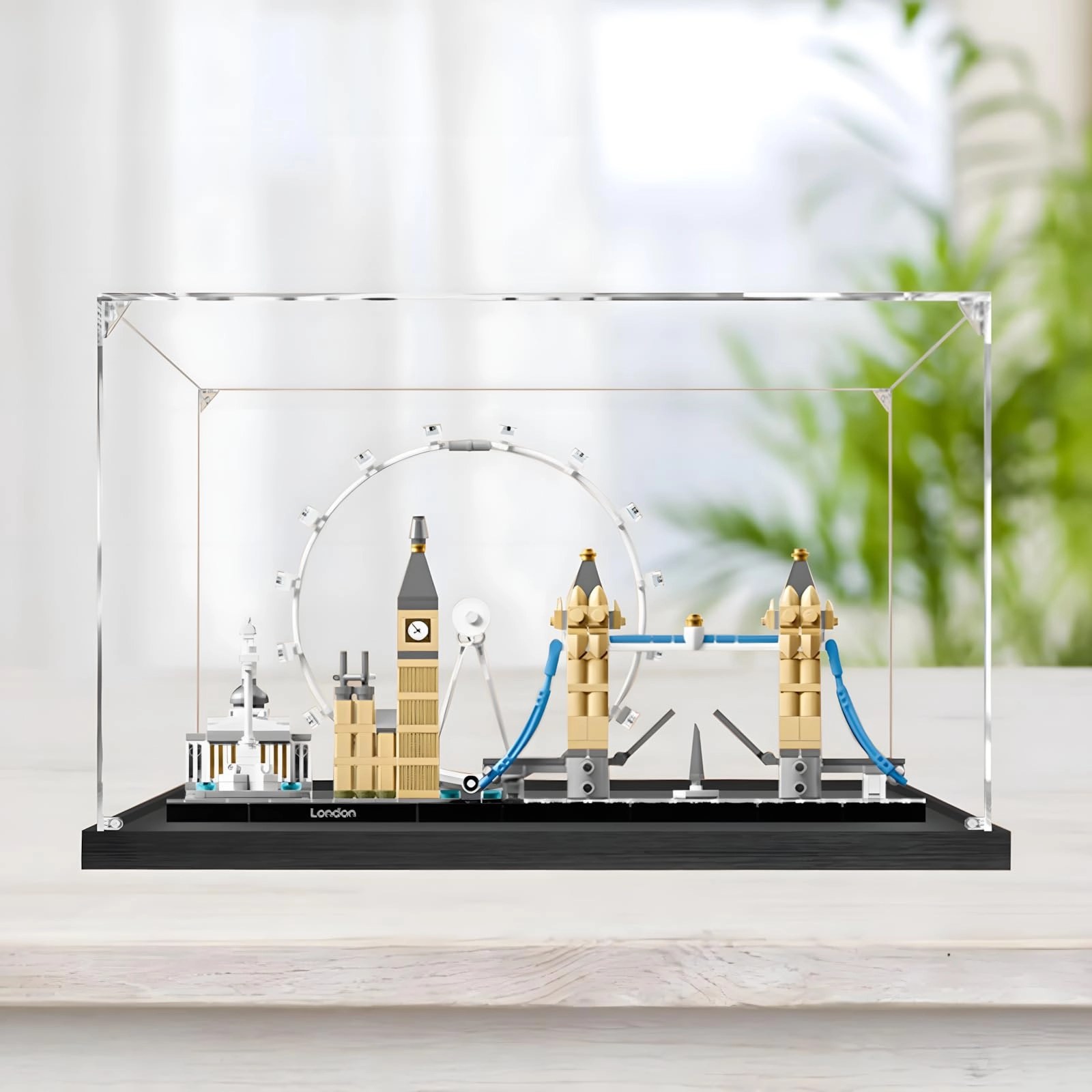 SUNHON Figures Display Box - 30x10x15cm Acrylic