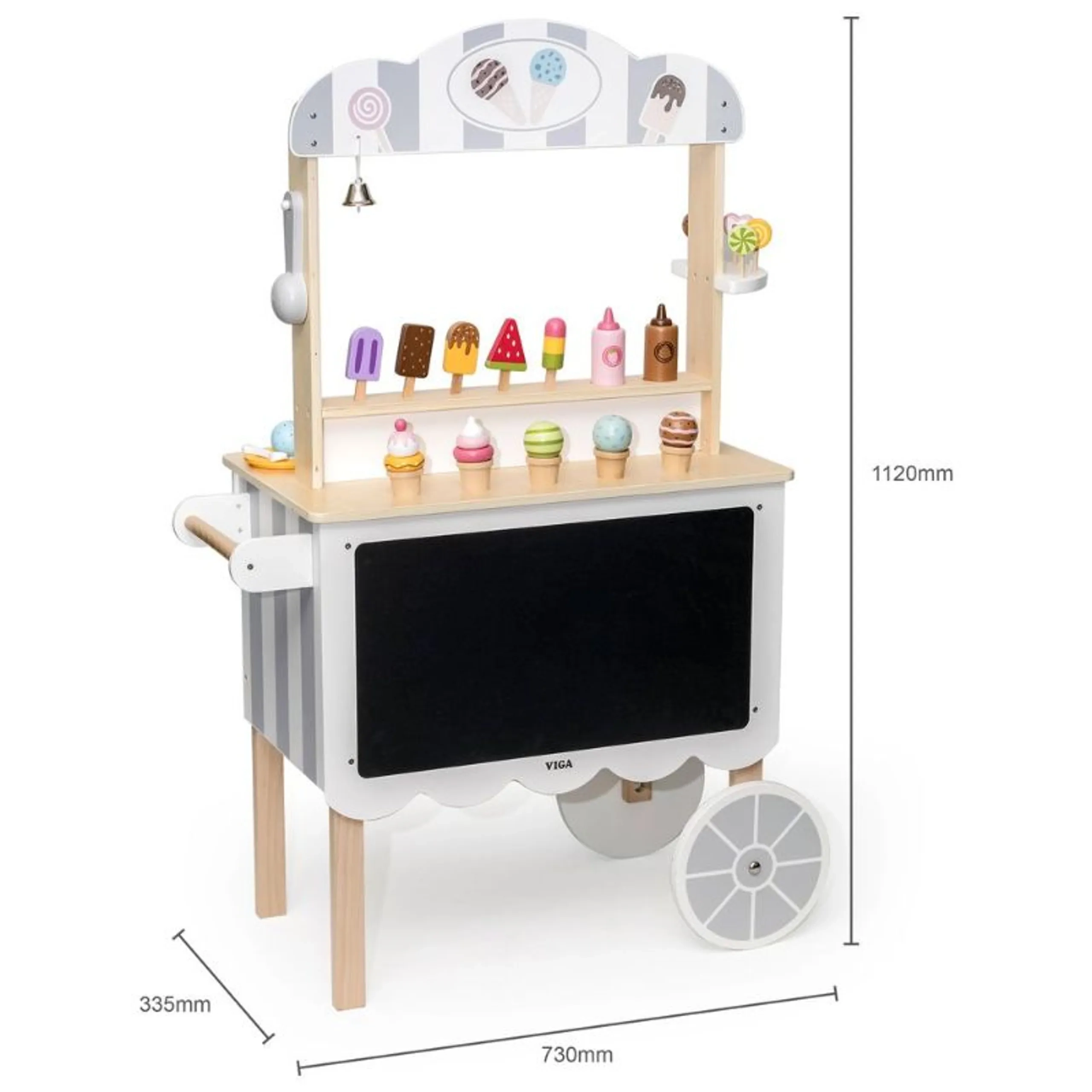 Ice Cream Mobile Shop - Wooden 3-in-1 (PCG-44550)