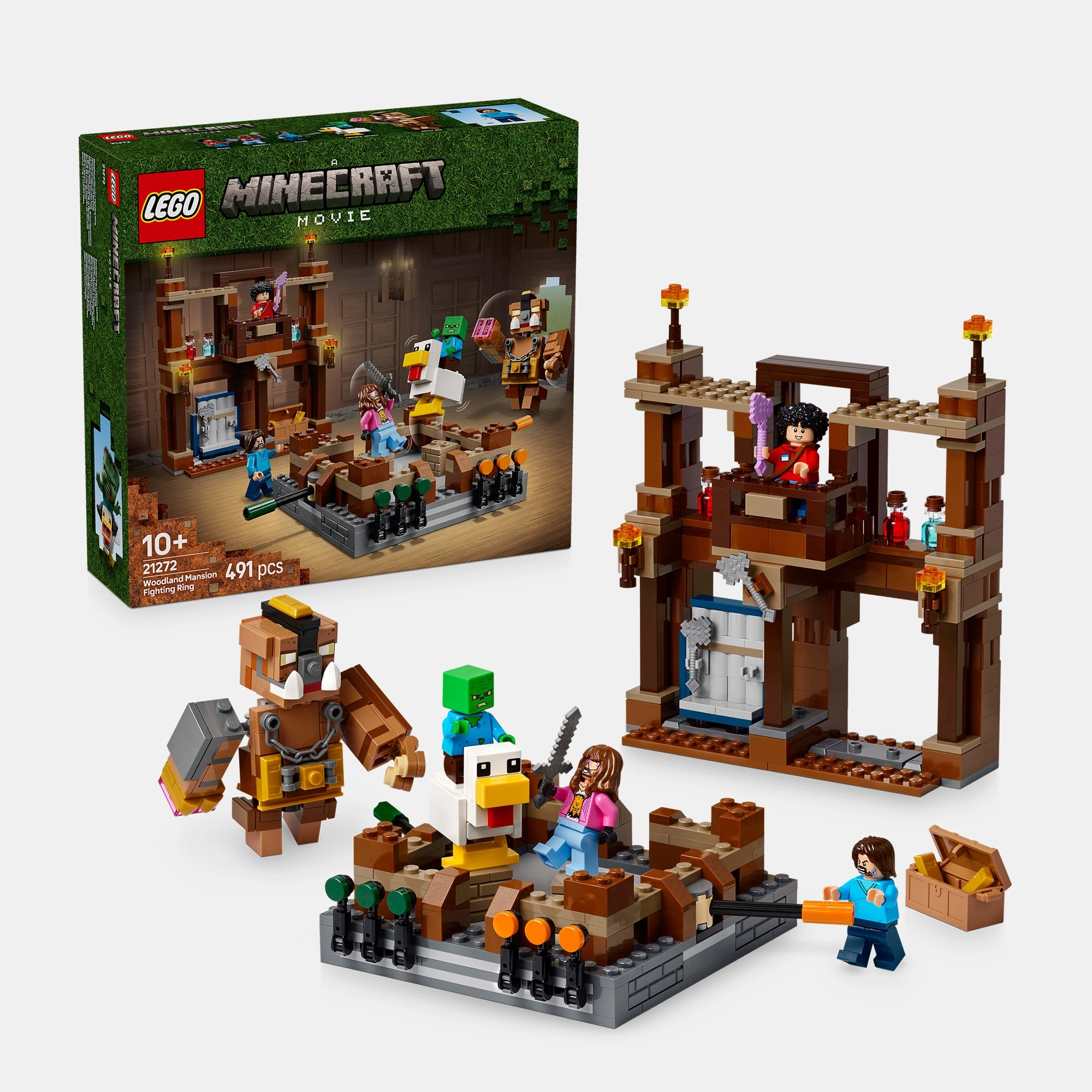 LEGO Woodland Mansion Fighting Ring - Minecraft 491pcs