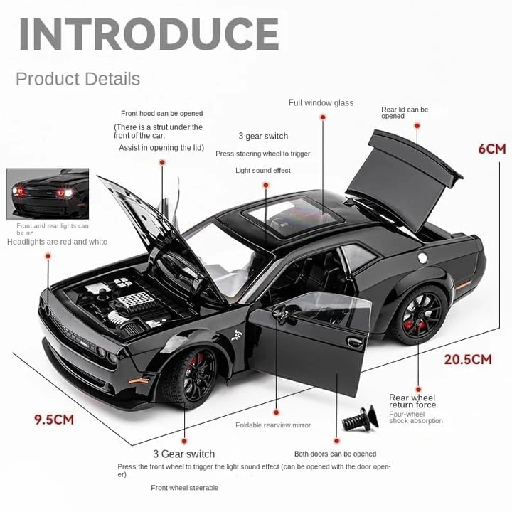 Dodge Challenger SRT - 1:24