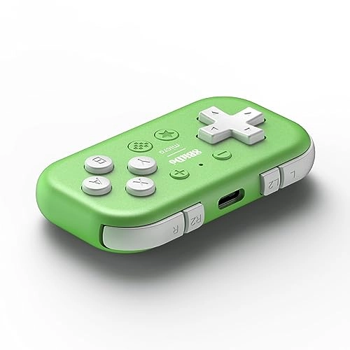 Micro Bluetooth Gamepad - Green Switch Android Raspberry Pi