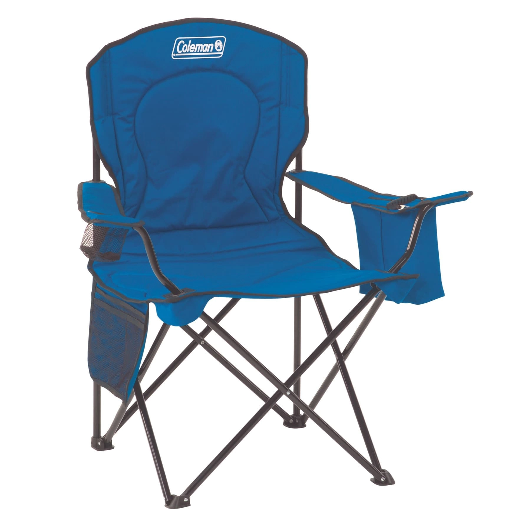 Coleman Quad C006 - Built-In 4-Can Cooler Cooler Blue