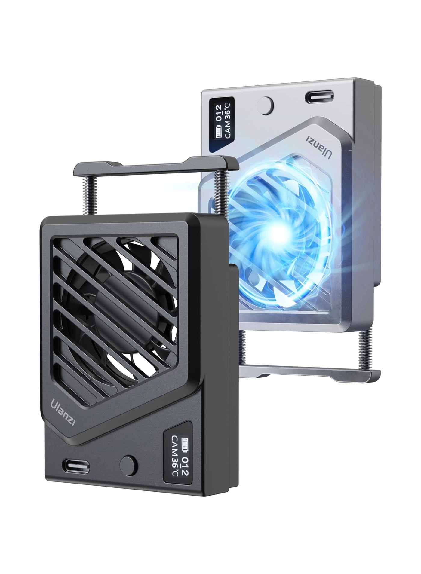 Camera Cooling Fan - Black 200mAh Type-C