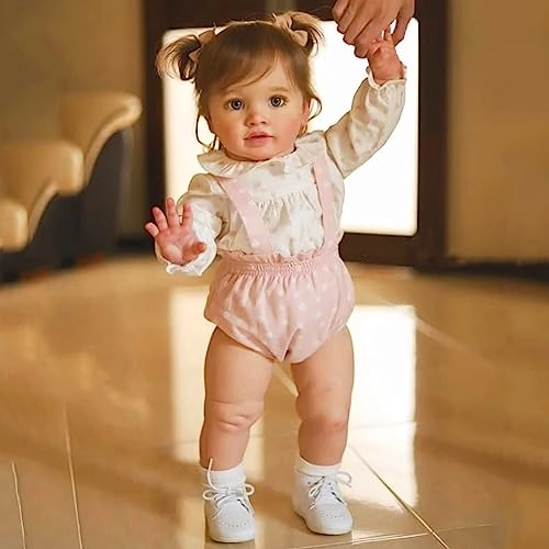 ROSHUAN Reborn Baby Doll - 26 Inch Silicone Vinyl Girl