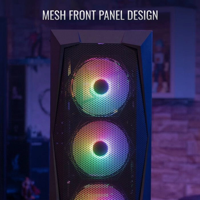 Aero One - full tempered glass side panel mid tower