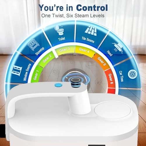 Advanced 6-level Steam Cleaner - 3.5 bar 1.2 Liters