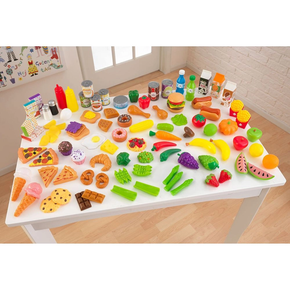 Deluxe Tasty Treats Pretend Play Food - 115 pieces (DBT-63330)