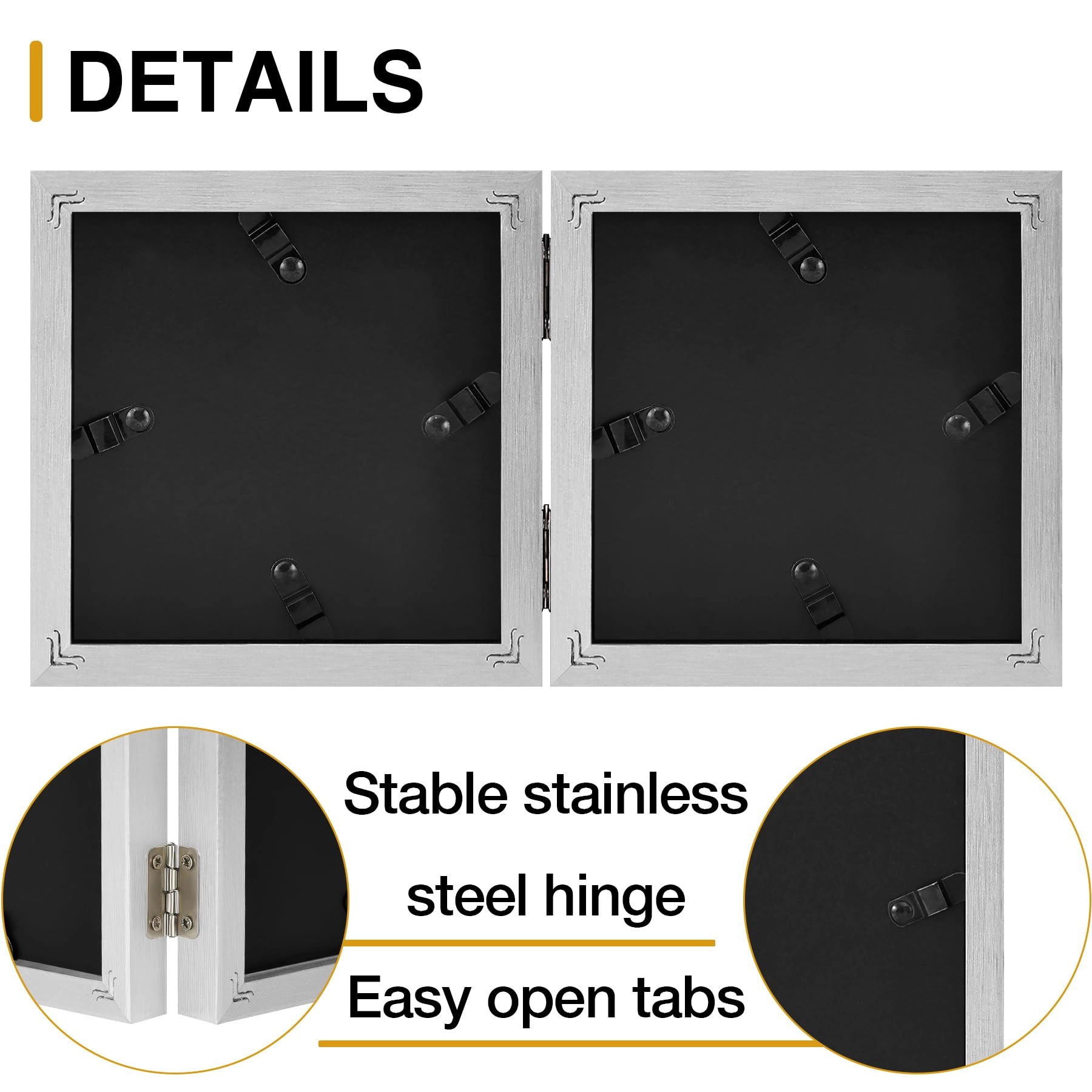 Double Picture Frame - 4x4 2.0 Count