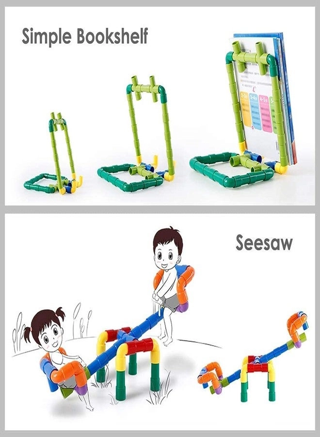 Pipe Puzzle Building - 100 pcs