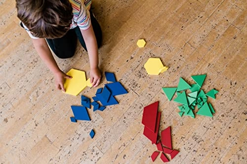 Upscale Pattern Blocks - 4 years and up 60 pieces