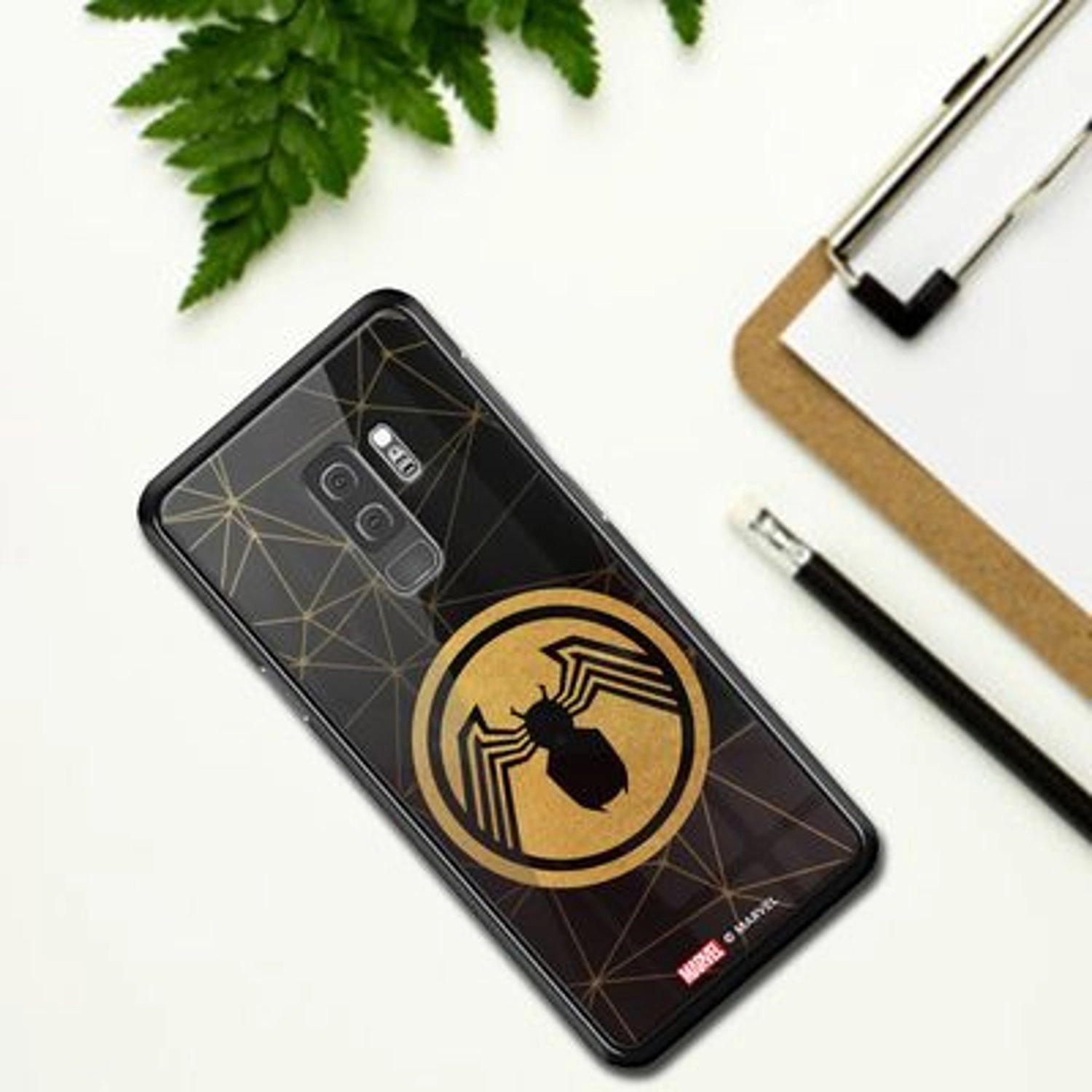 Spiderman Gold Collection Back Case for Galaxy S9 Plus