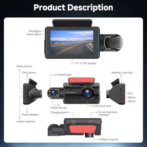 1440P Dual Dash Cam