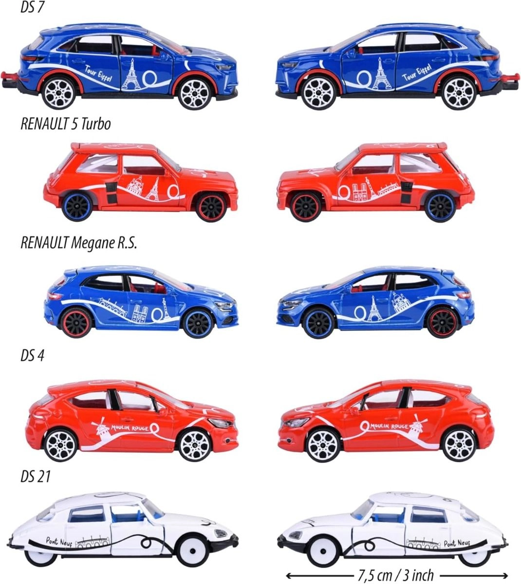 DS 7 + DS 21 + DS 4 - 1:64 5pcs