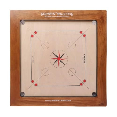 KD Willmax Carrom Board - Ply Wood 24mm BullDog