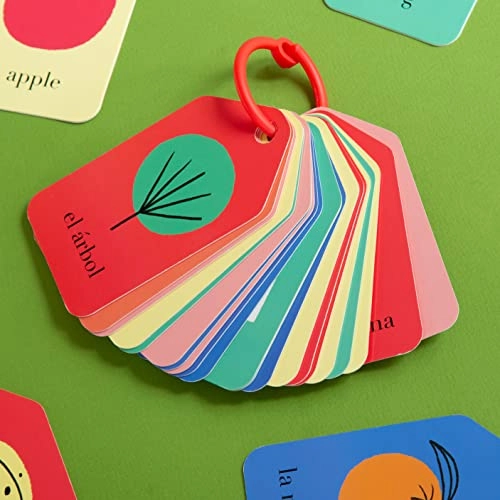 Spanish English Flash Cards - 12 months - 12 years 26 pieces