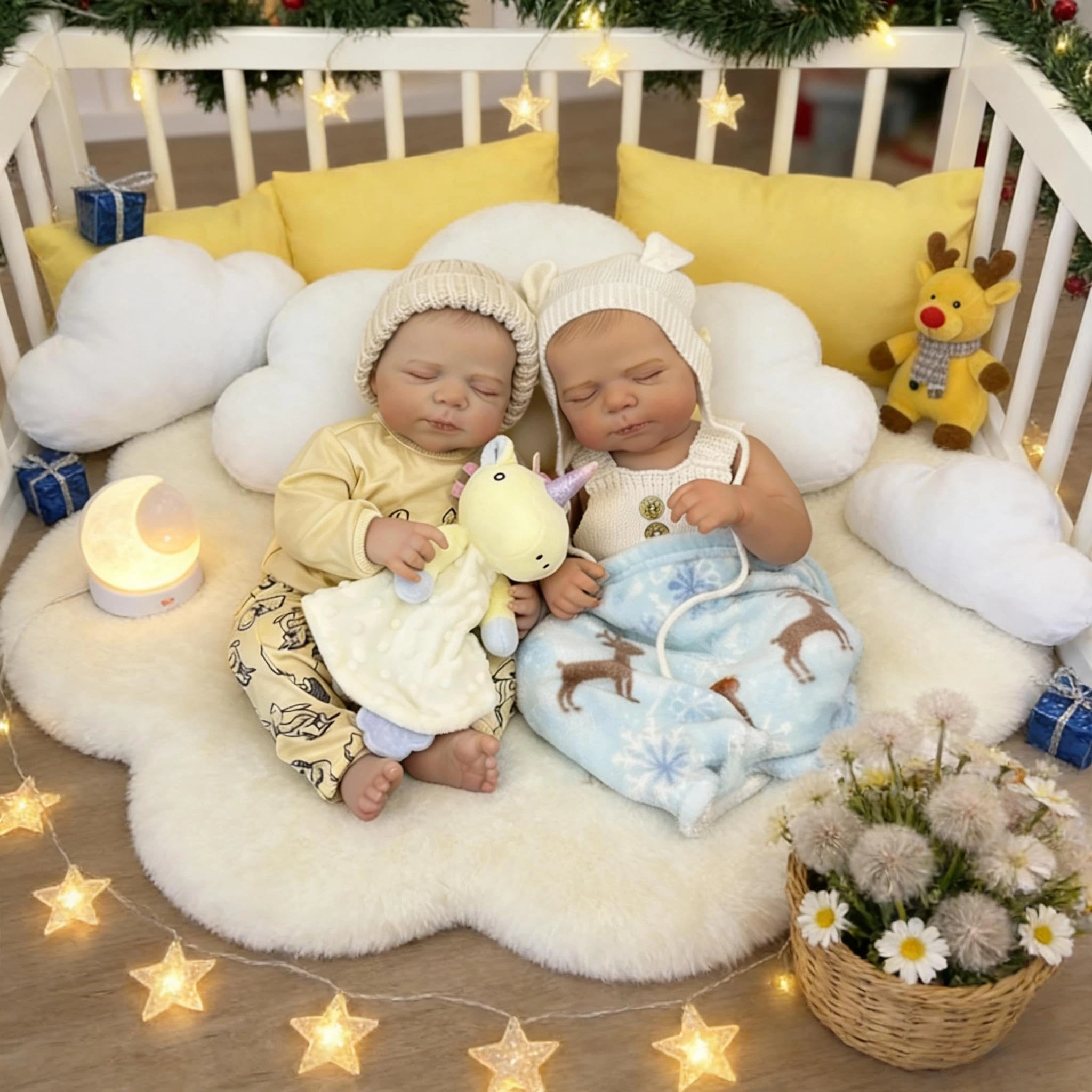 Nanjing Tianzeng Gifts Co.,Ltd Pascale Reborn Baby Doll - 18 inch Vinyl Ages 3+ Bundle