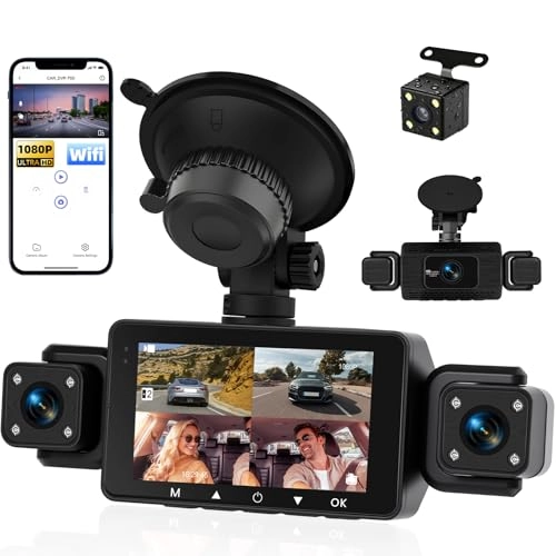 4-Channel Dash Cam - 1080P