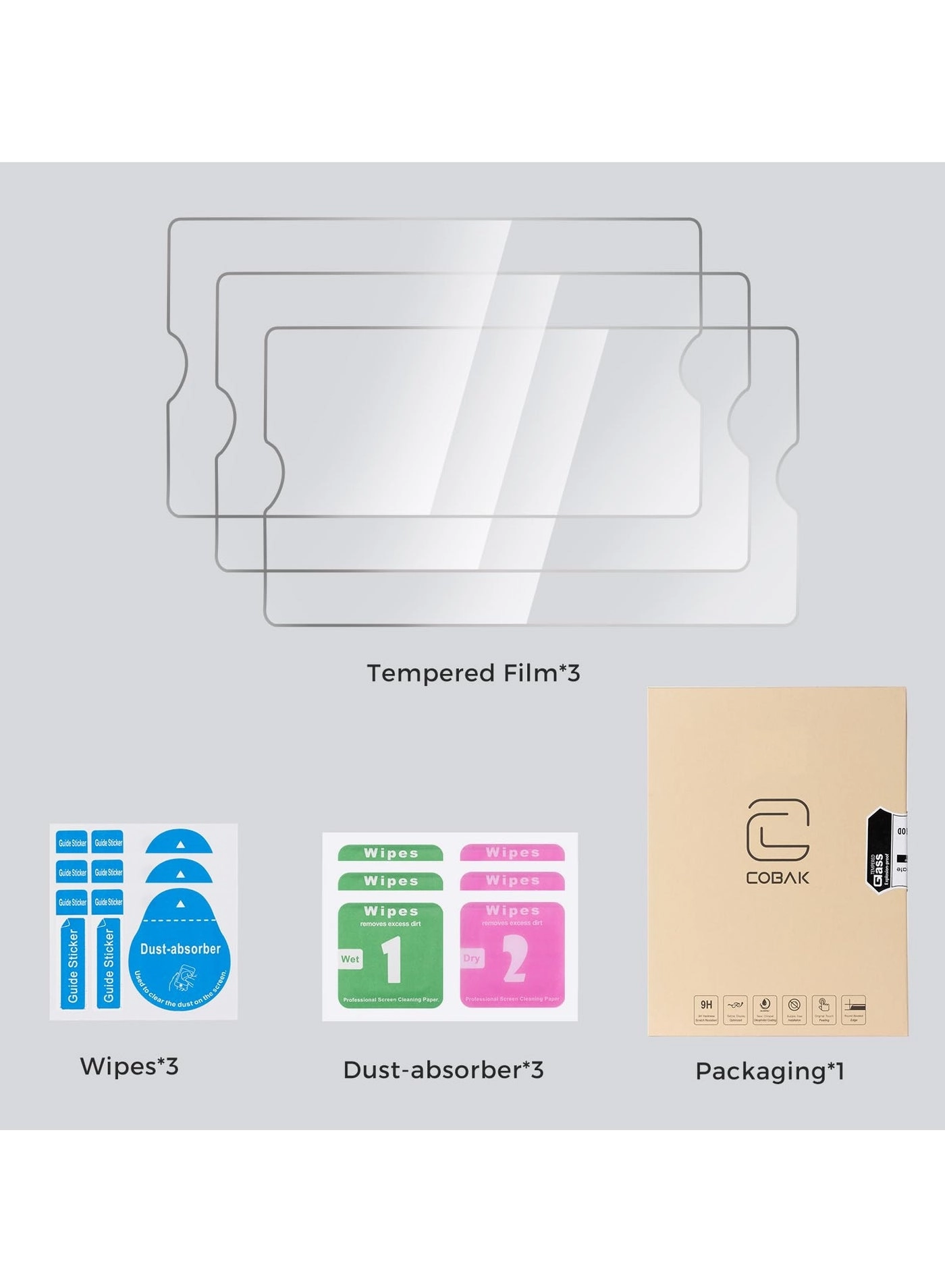 Tempered Glass Screen Protector - Ultra HD Anti-Fingerprint Compatible with PS5 Portal Pack