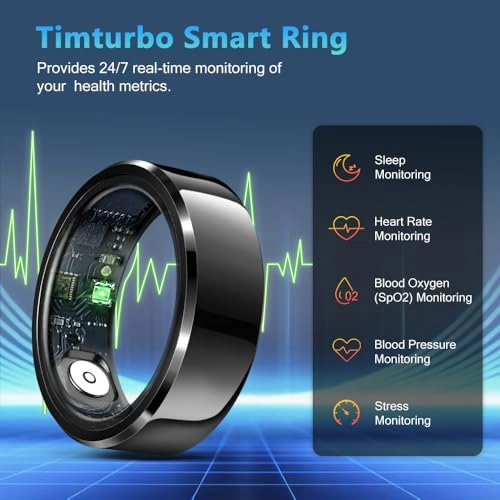 Smart Ring - Charging Case Waterproof Bluetooth