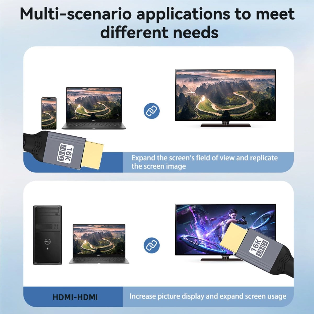 8K HDMI Cable 1m with Ethernet