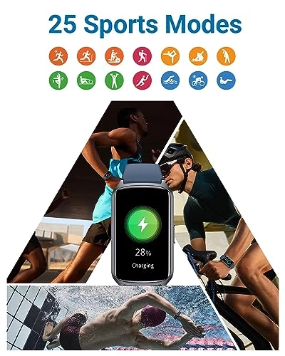 Fitness Tracker - 24/7 Heart Rate Blood Oxygen 5ATM Waterproof