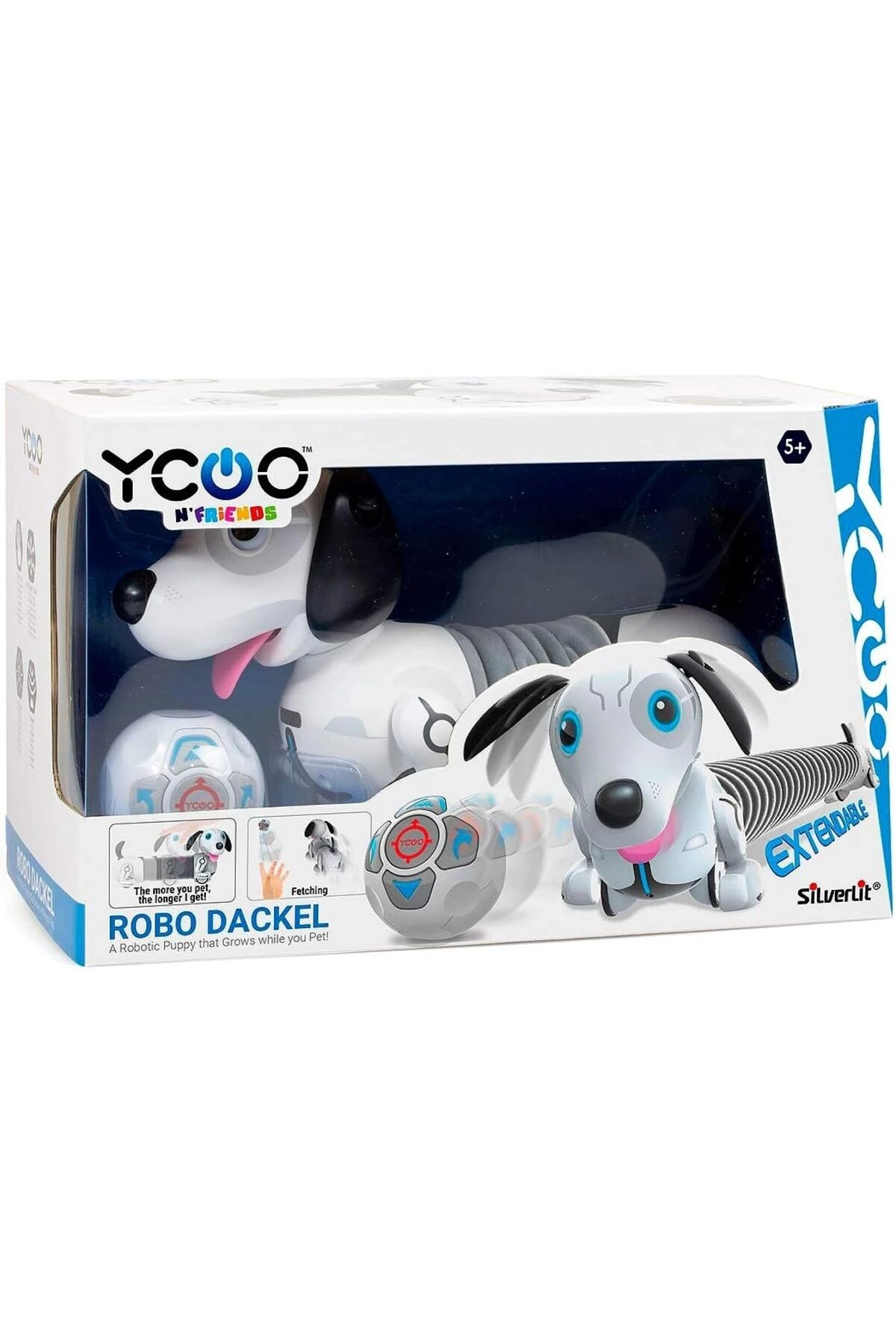 COLOR LAND CHILDRENS TOYS CENTER LLC Robo Dash Dog - Brown 1 Piece
