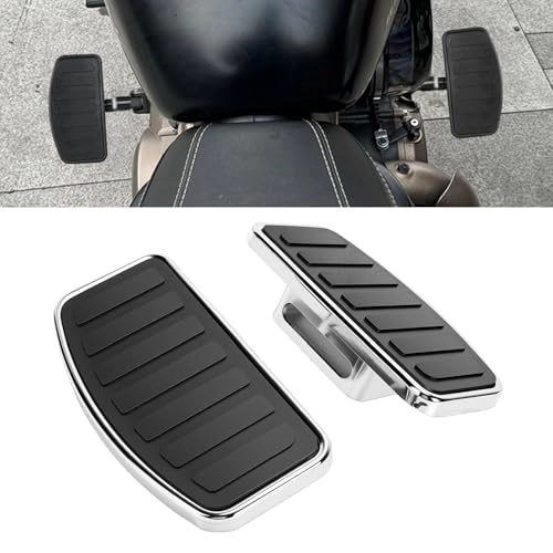 Motorcycle Floorboards - 2pcs Electroplated Adjustable