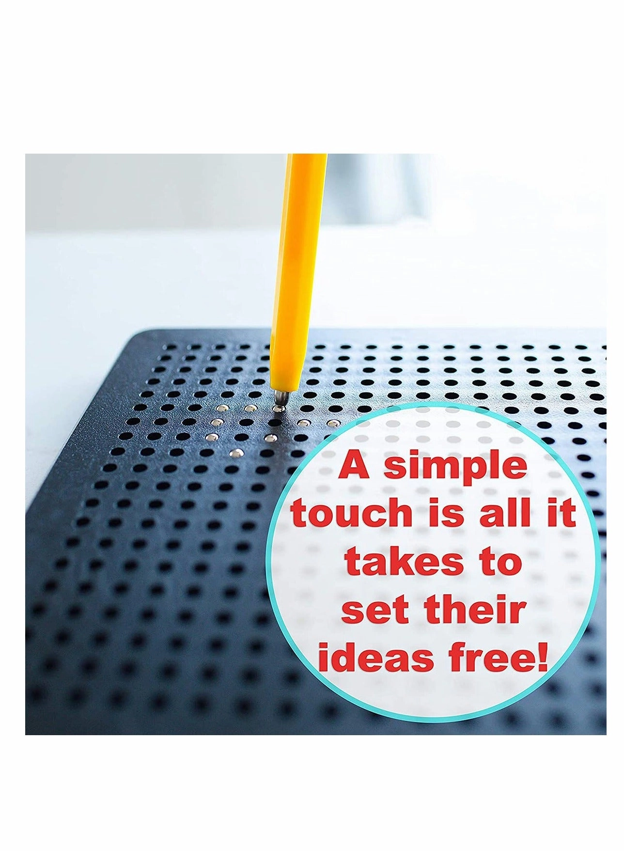 Magnetic Drawing Board - Toddlers Beads Drawing Stylus