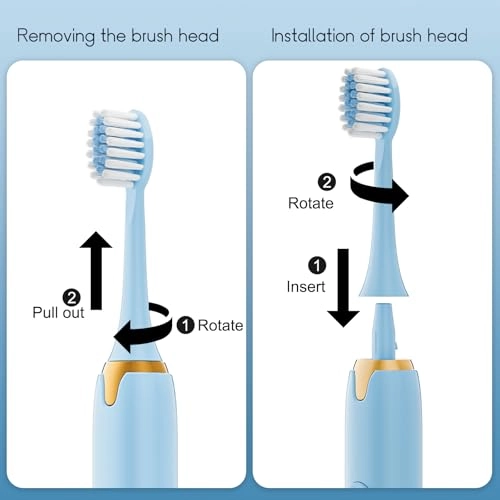 Sonic Electric Toothbrush - 42,000 VPM 2 Minute Timer 5 Modes Pack