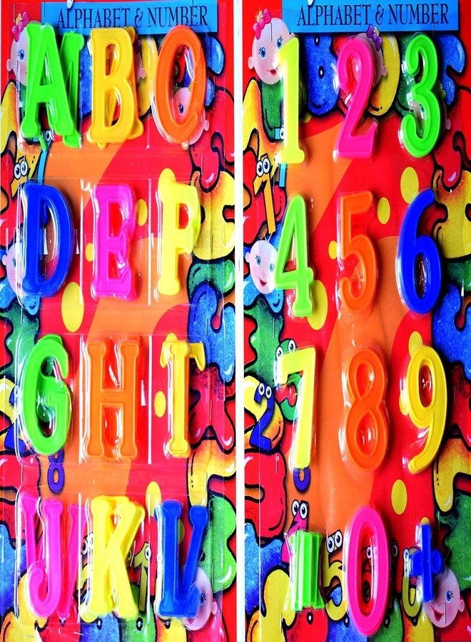 Swarnalekha English Alphabet A to Z & Number Set - 51 pieces