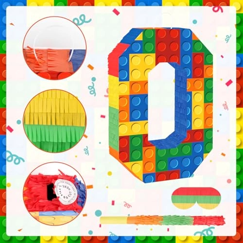 Number 0 Pinata - Small 10th Birthday