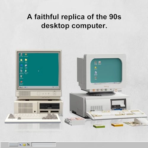 Retro Computer Building Blocks Set - 22 pcs